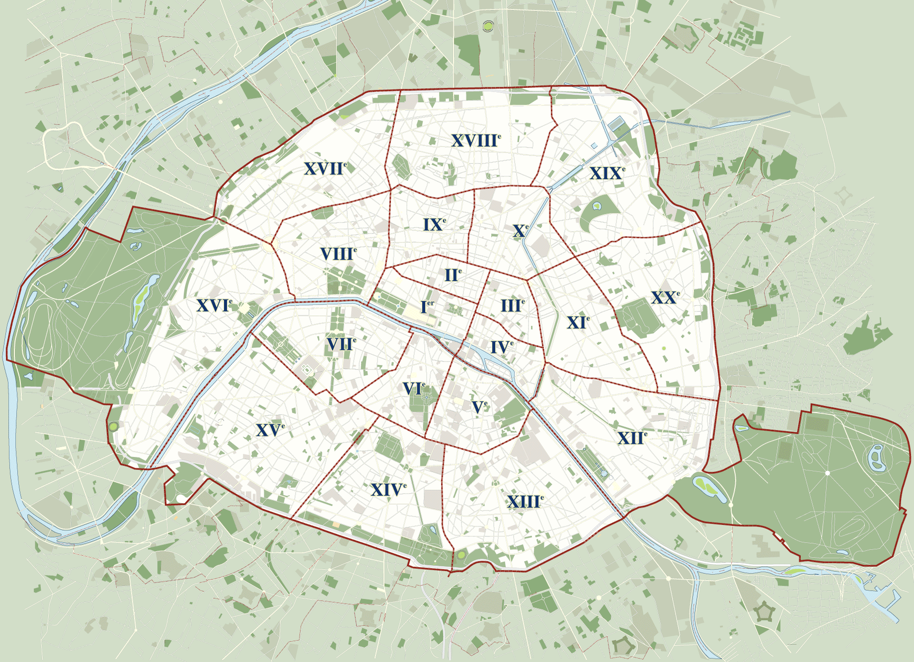 Dzielnice Paryża